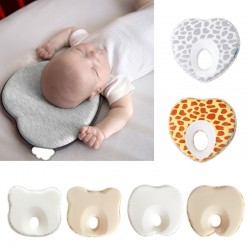 Infant anti roll pillow - sleep positioner with hole - flat head preventionPillows