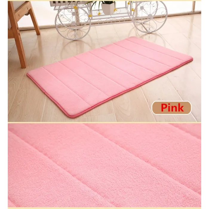 Tapis de salle de bain - tapis de sol mousse mémoire - absorbant d'eau