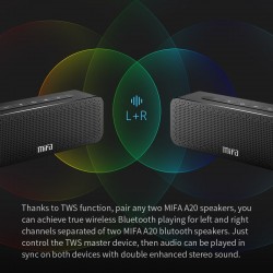30W Bluetooth metal speaker with super bass - wireless 3D digital columnBluetooth Luidsprekers