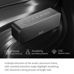 30W Bluetooth metal speaker with super bass - wireless 3D digital columnBluetooth Luidsprekers