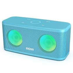 TWS haut-parleur Bluetooth 2*8W - sans fil - basse profonde avec lumière LED