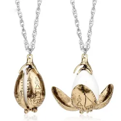 Collier avec pendentif d'oeuf dragon