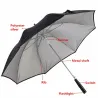 Long rain umbrella - with flashing LED starsOutdoor & Kamperen