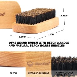 Men Beard Oil Kit Bread Oil Balm Beard Shaping Mustache Growing Moisturizing Comb Brush Scissors GroBaard