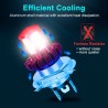 H6 - BA20D - faisceau Hi-lo - ampoule de phare de moto LED