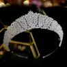 Couronne d'argent exclusive - bandeau en zircone cube