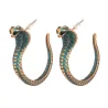 India Boho Ethnic Cobra Dangle Drop Earrings For Women Female New Trendy Party Earrings Hanging JeweOorbellen