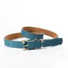 New Women Belts Fashion Crocodile Punk Thin Waist Belt Female Second Leather Straps High Quality JeaRiemen