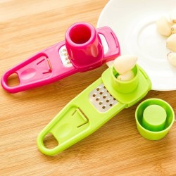 Candy Color Kitchen Accessories Plastic Ginger Garlic Grinding Tool Magic Silicone Peeler Slicer CutKeukenmolens