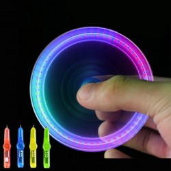 Interesting toy Fingertip Rotating spinner Gyro toy Pen Led Luminous Gyro Pen Office ADHD EDC AntiFidget-spinner