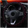 TiOODRE Steering Wheel Cover DIY Wheel Cover Soft Plush Comfortable Steering-Wheel Car Styling InterStuurhoezen