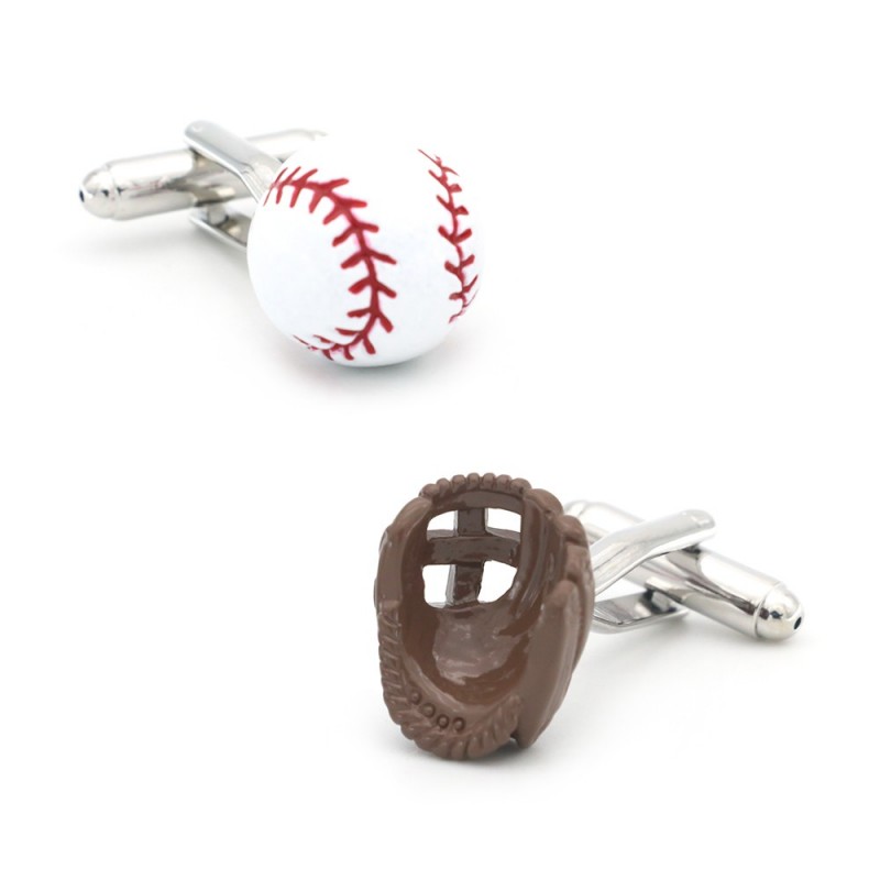 Balle de baseball / gants - cufflinks