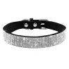 Col en cuir avec strass pour chiens et chats