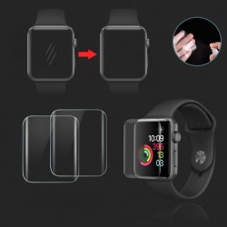 2 Stuks - 3D-schermbeschermer - krasbestendig - zachte hydrogelfilm - voor Apple Watch 38 mm - 42 mmAccessoires