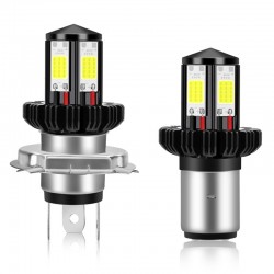 Motorcycle Headlight Bulbs H6 BA20D H4 LED Hi Lo beam Moto LED Headlight Motorbike LED Lamps ConversVerlichting
