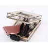 new transparent acrylic elegant perfume bottle bag - vertical style square bag - party gown dinner bag femaleTassen
