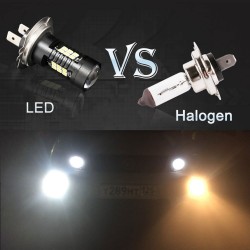 2pcs LED lampe super lumineux feux de brouillard de voiture - 12v 24v 6000k voiture blanche conduite 21 3030-SMD lumière de cour