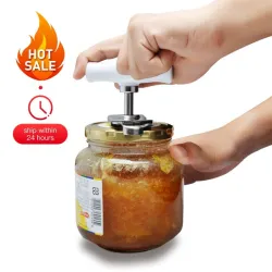 Manual Stainless Steel Easy Can Jar Opener Adjustable 1-4 Inches Cap Lid Openers Tool Kitchen GadgetHuis & Tuin