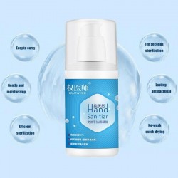 100ml Déposable Portable Non Nettoyant à la main sans eau Alcool Antibactérien Sanitizer à la main Dis-moi.