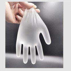 Disposable - anti static - powder-free - oil-proof - transparent PVC protective glovesMouth masks