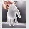 Disposable - anti static - powder-free - oil-proof - transparent PVC protective glovesMondmaskers