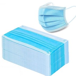 Disposable face/ mouth masks - 3 layer - anti-dust - anti bacterial