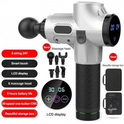 LCD Display High frequency Massage Gun muscle body relax relaxation 30 Speed VibrationMassage