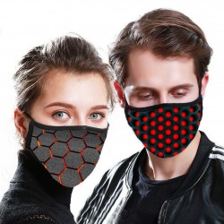 PM2.5 - 5-laags anti-stof gezichts- / mondmasker met 3D-patroonMondmaskers