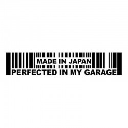 15.2 * 3cm - Made In Japan Perfected In My Garage - auto sticker