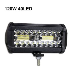 60W - 420W - Light-bar LED - combo spotlights for trucks - off-roads - tracteurs - 4x4 SUV - ATV - bateaux
