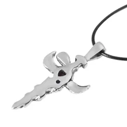 Dragon Sword Cross Pendant Necklace - AntiqueKettingen