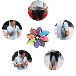Heuptas & schoudertas - sporttas - waterdicht - nylon - met ritsenTassen