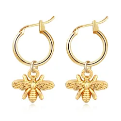 Petite abe - boucles d'oreilles en or