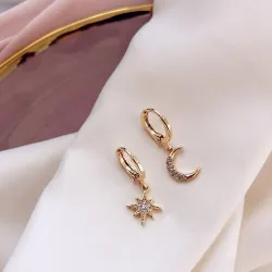 Star And Moon EarringsOorbellen