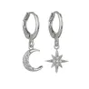 Crystal Moon EarringsOorbellen