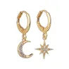 Crystal Moon EarringsOorbellen