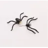 Boucles d'oreilles avec araignée noire