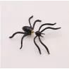 Boucles d'oreilles avec araignée noire