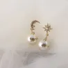 Boucles d'oreilles Star Moon Design - Drop Style