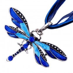 Collier Dragonfly Bohemian