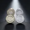 Boucle d'oreille ronde - Gold/Silver