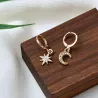 Star Moon Earrings - WomenOorbellen