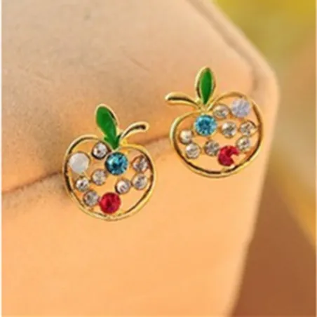 Boucles d'oreilles en cristal d'Apple