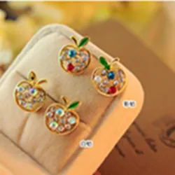 Apple Crystal EarringsOorbellen