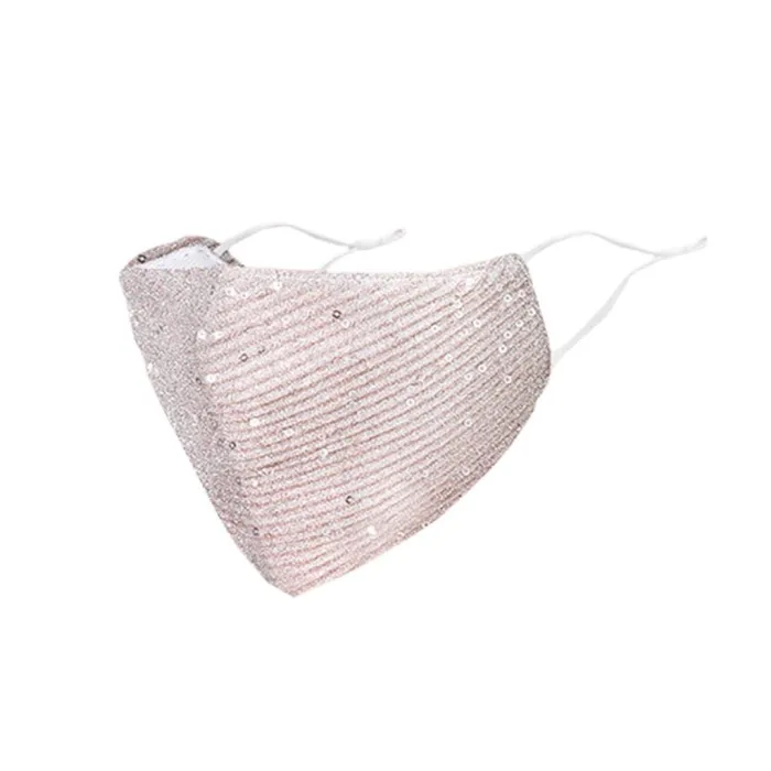 PM2.5 - anti-stof - antibacterieel - herbruikbaar - gezichts- / mondmasker met pailletten - wasbaarMondmaskers