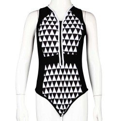 Retro Noir et Blanc - Swimsuit