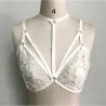 Floral Lace Bralette - Black/WhiteLingerie