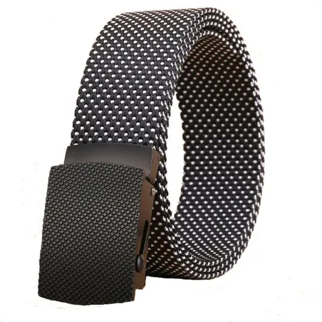 Ceinture tricotée de luxe avec boucle automatique