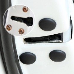 Car door lock screw protection - black - whiteExterieur accessoires