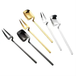 Fourchette de fruits et desserts - 304 acier inoxydable